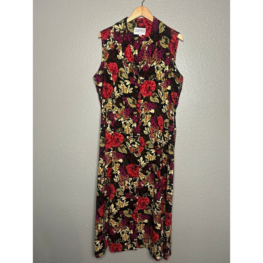 Julian Taylor Vintage Floral Dress Size 18